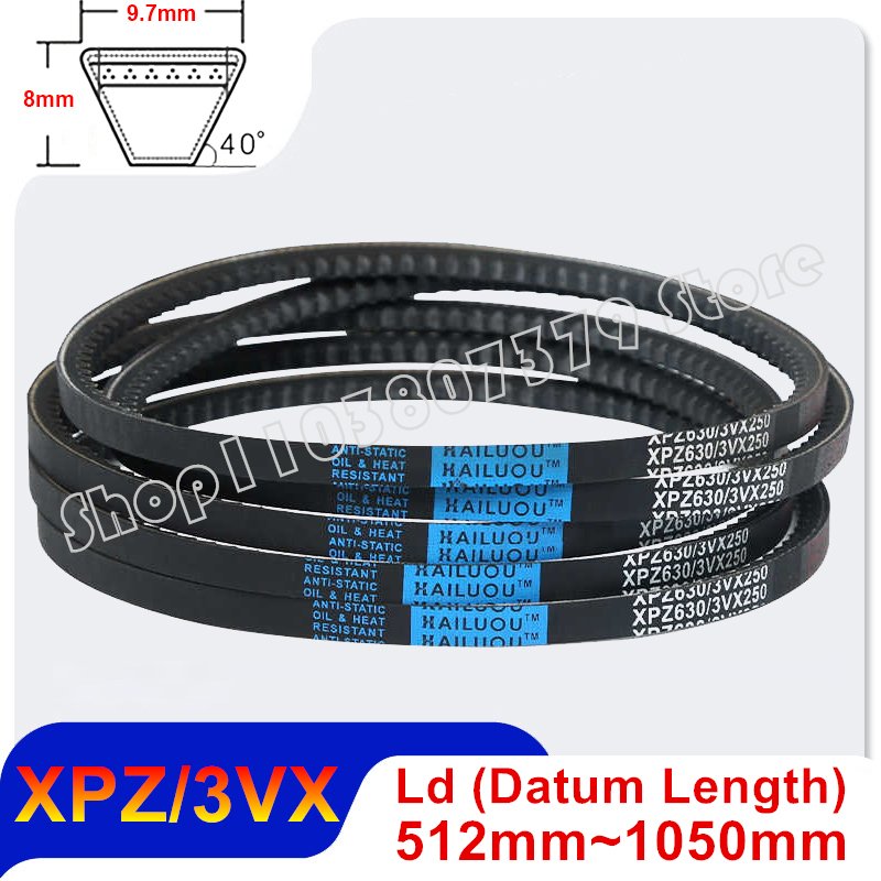 

Резиновые V-ремни Type XPZ 3VX