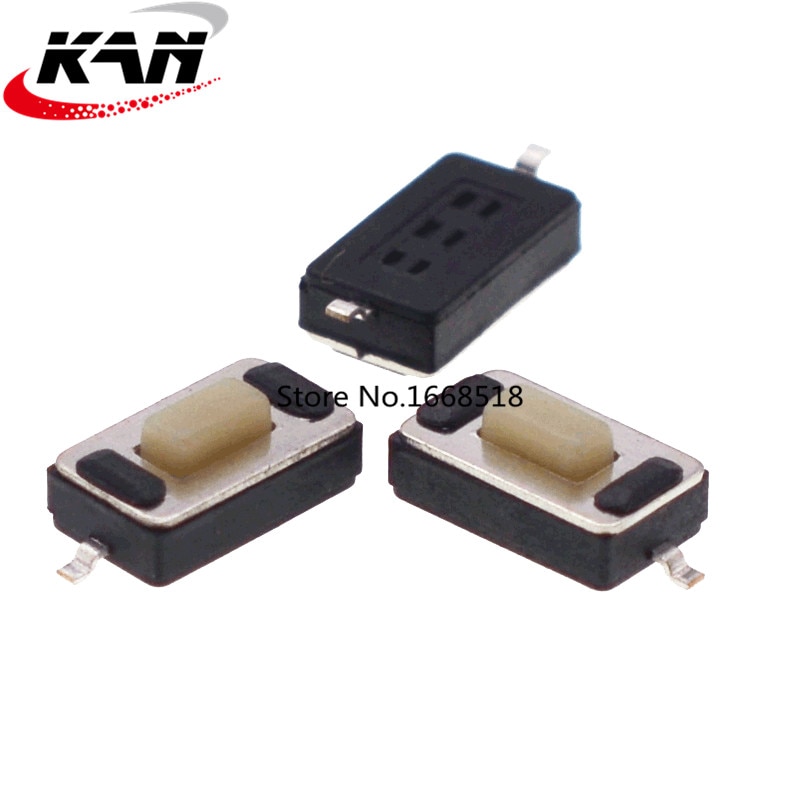 

100 шт./лот SMT 3x6x2, 5 мм SMD тактильный тактовый микропереключатель 3*6*2,5 мм для MP3 MP4 кнопки планшетного ПК