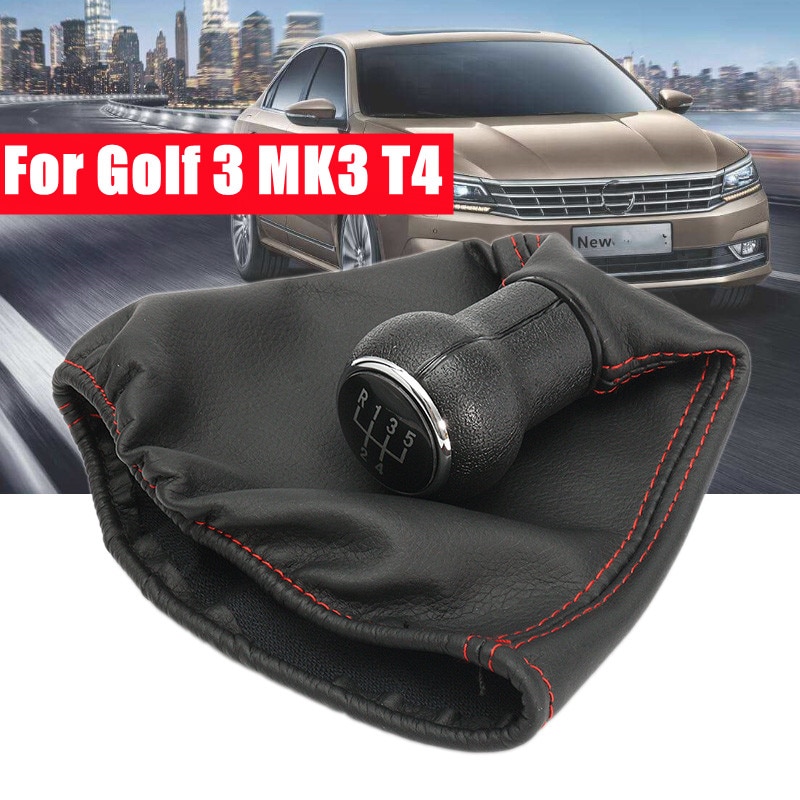 

Для Golf 3 MK3 T4 1992-1998 5-скоростные ручки переключения передач рычаг Gaitor сшивка тип рычага переключения передач крышка