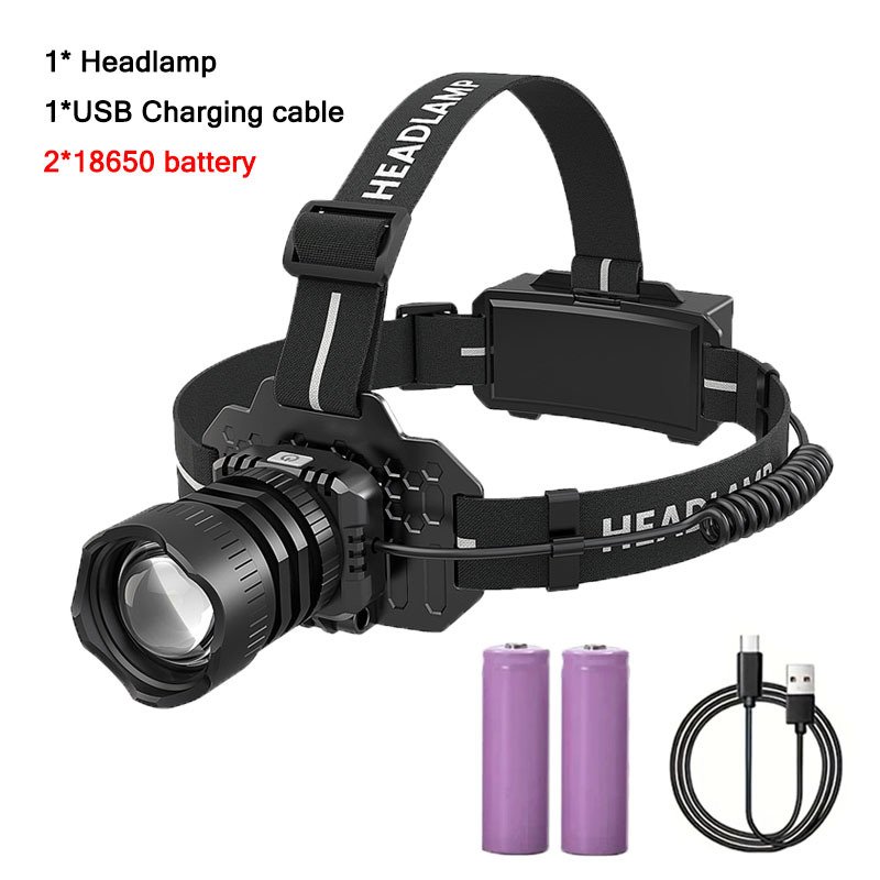 

Mikenoon портативный налобный фонарь LED
