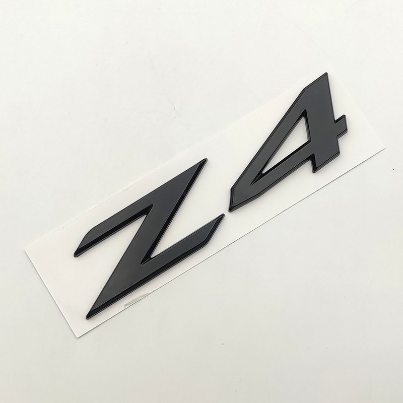 

3d ABS хром черный логотип Z4 эмблема буквы табличка наклейка багажник автомобиля значок для Z4 E85 E89 аксессуары