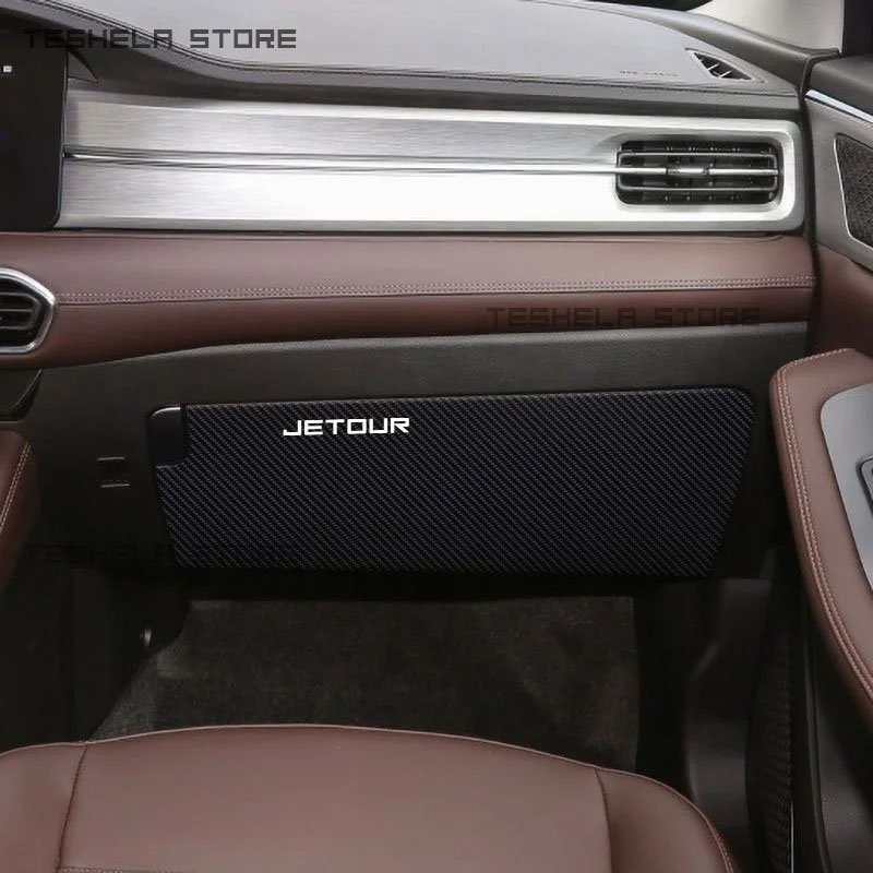 

Защитные наклейки на дверь для Chery Jetour X90 Plus 2023 2024, углеродное волокно, внутренняя боковая пленка, автомобильные аксессуары