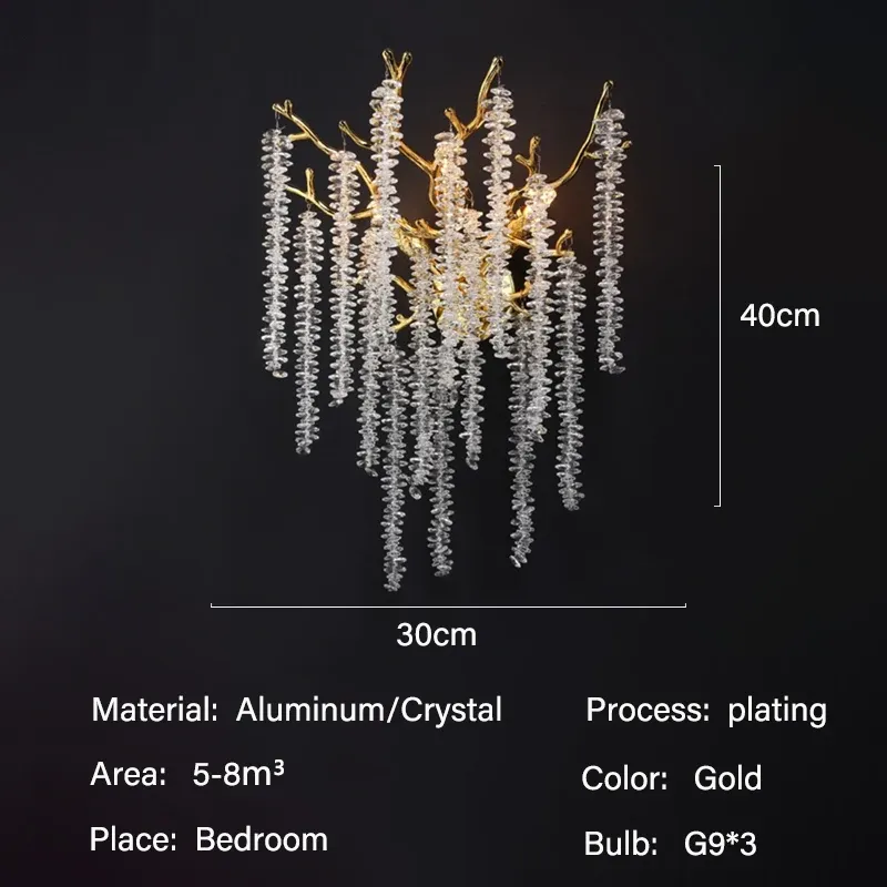 

Золотые хрустальные LED люстры LNLZ