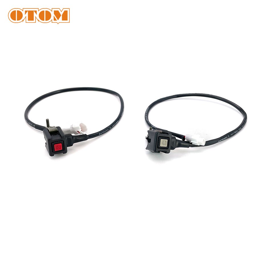 

OTOM переключатель запуска двигателя мотоцикла на руль, соединитель огнеупорного сигнала ВКЛ./ВЫКЛ., универсальная кнопка для HONDA KTM YZF KXF RMZ