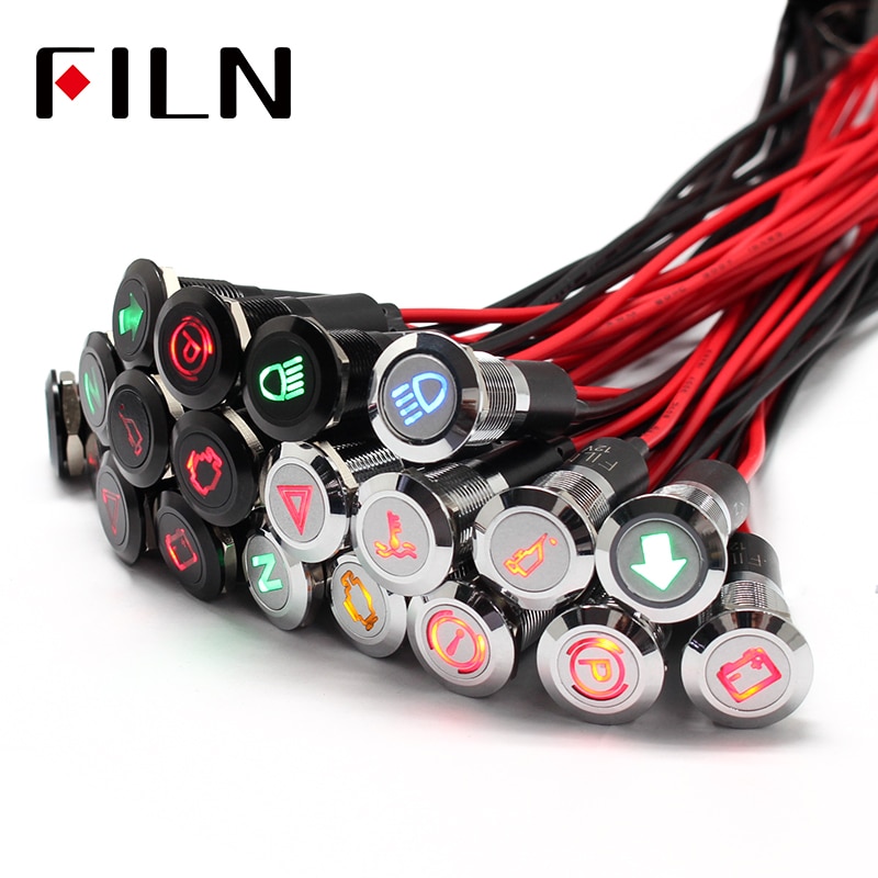

Индикаторная лампа FILN 12В черная