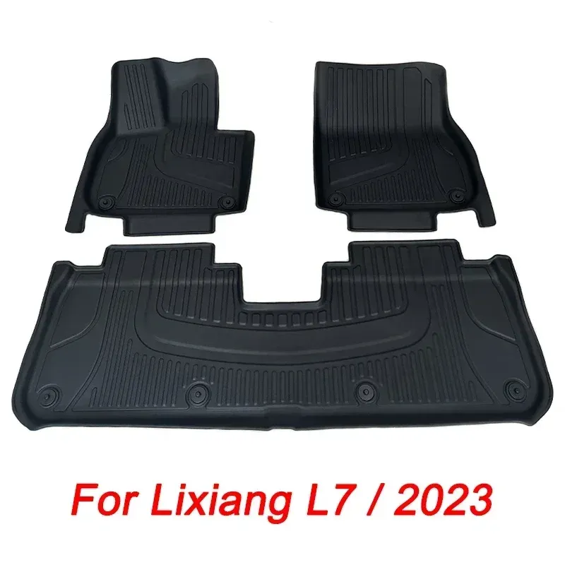 

Оптовые автомобильные коврики для Lixiang L7 2023 2024 2025 Водонепроницаемые нескользящие коврики для ног TPE Автомобильный ковер Черные напольные вкладыши Коврики в багажник