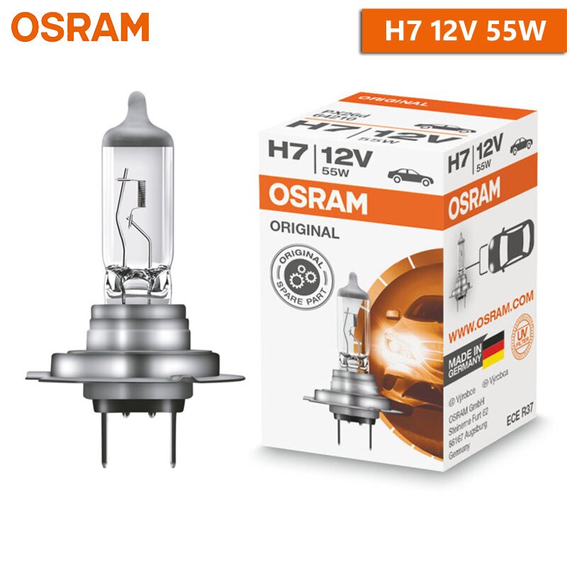 

Osram Галогенная Лампа Для Автомобильных Фар H4 H7 H11 12 В 55 Вт 3200 К Оригинальный Теплый Белый Свет Немецкого Производств...
