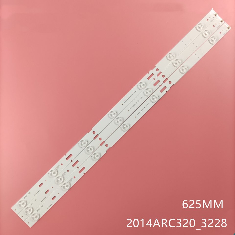 

Светодиодная подсветка JIAMEN 7LED 625 мм (комплект из 3 штук)
