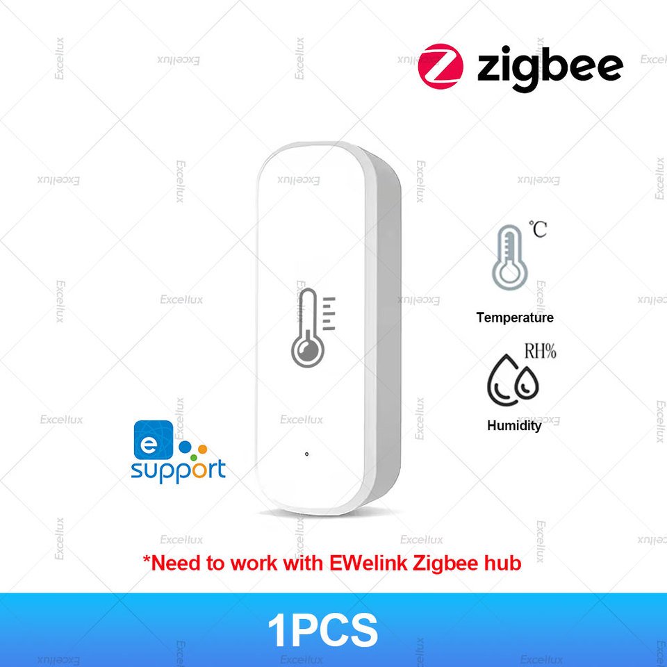 

Ewelink ZigBee умный датчик температуры и влажности умный дом автоматизация монитор в реальном времени термометр гигрометр для Alexa Google