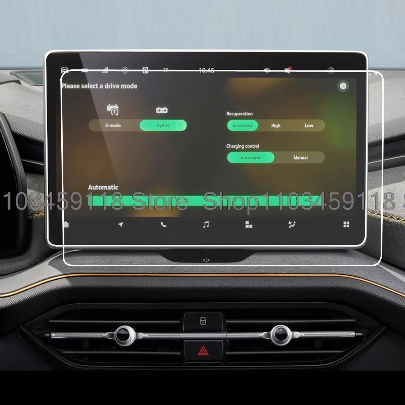 

Защитная пленка из ТПУ для Skoda Kodiaq 2024 2025 13 дюймов, автомобильный GPS сенсорный экран, аксессуары против царапин, салон автомобиля