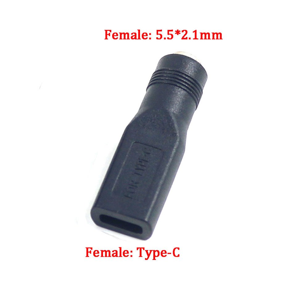 

1 шт. Тип C/Micro USB 2.0 к DC 5,5x2,1 мм Разъем питания Разъем USB C к DC 5,5*2,1 мм Адаптер разъема питания 5 В