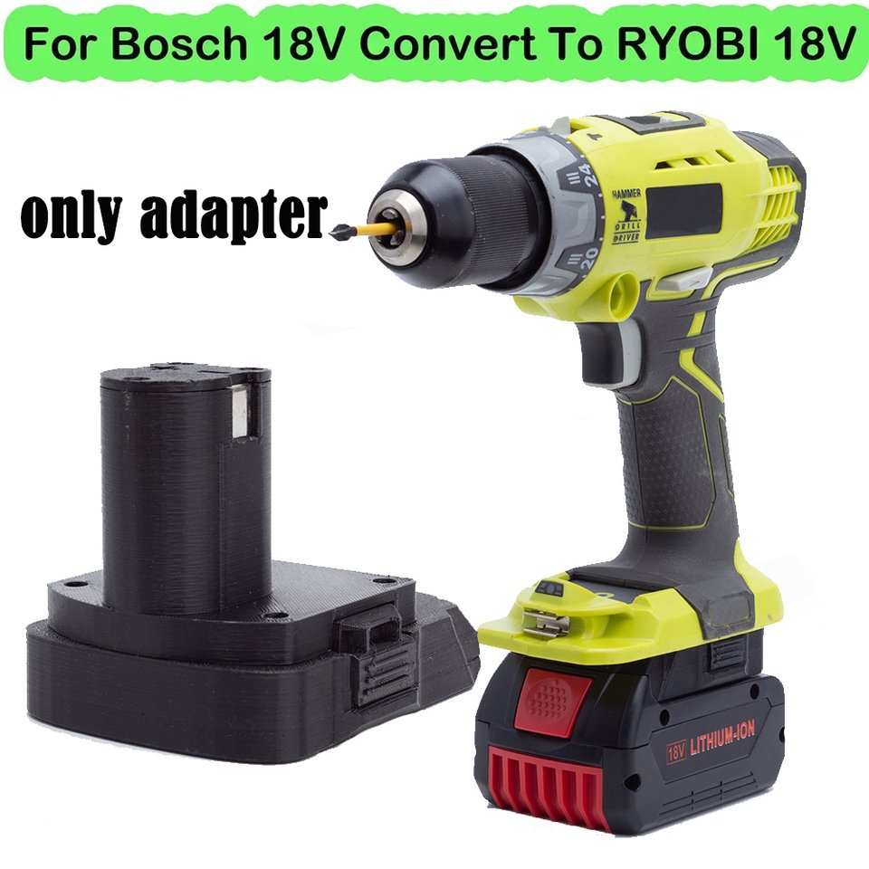 

Адаптер для аккумулятора Bosch 18В к Ryobi ONE+ 18/20В