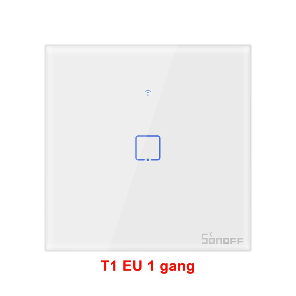 

Смарт-переключатель SONOFF T1EU 1/2/3 Gang Wi-Fi