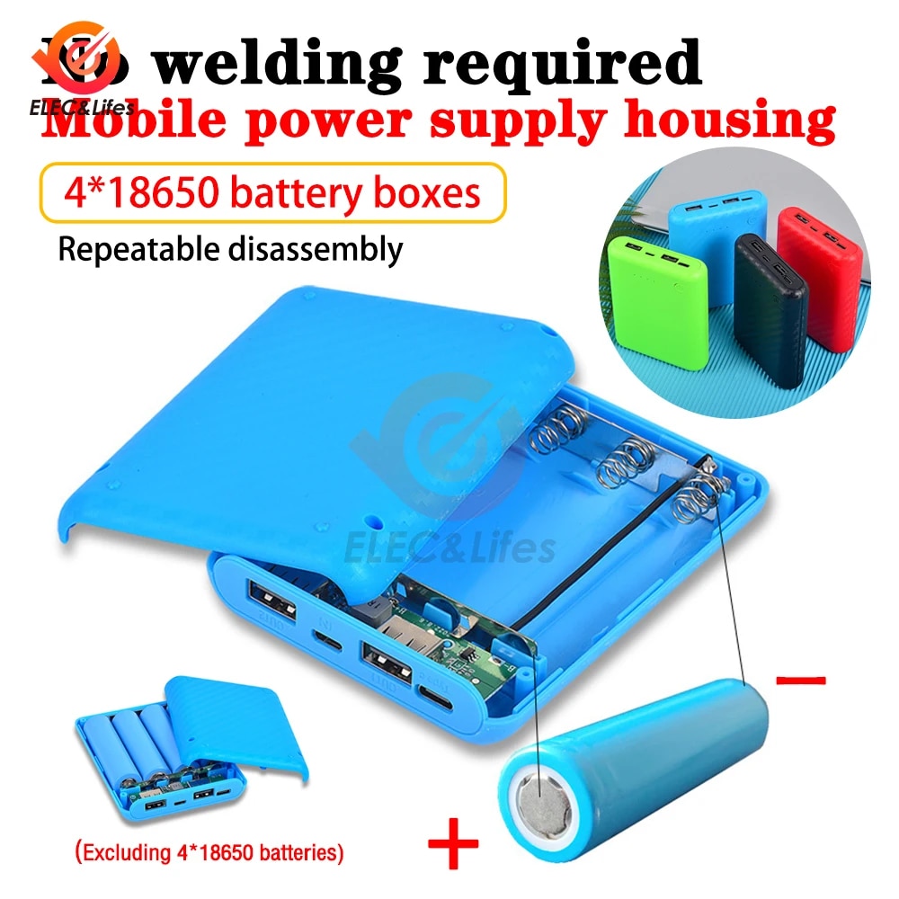 

Aideepen DIY Power Bank зарядный чехол