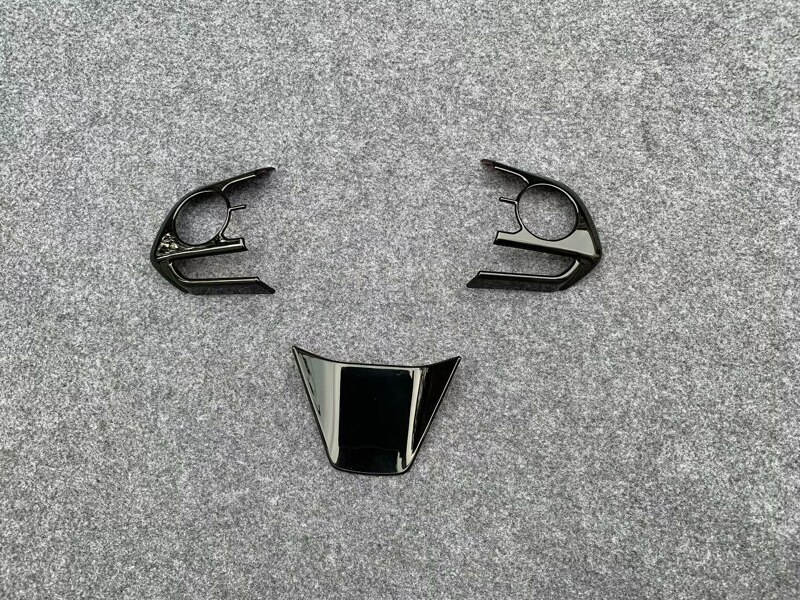 

Для Toyota Harrier Venza XU80 2020 2021 ABS хромированный руль Панель крышка рамка накладка вставить значок фары формовочная