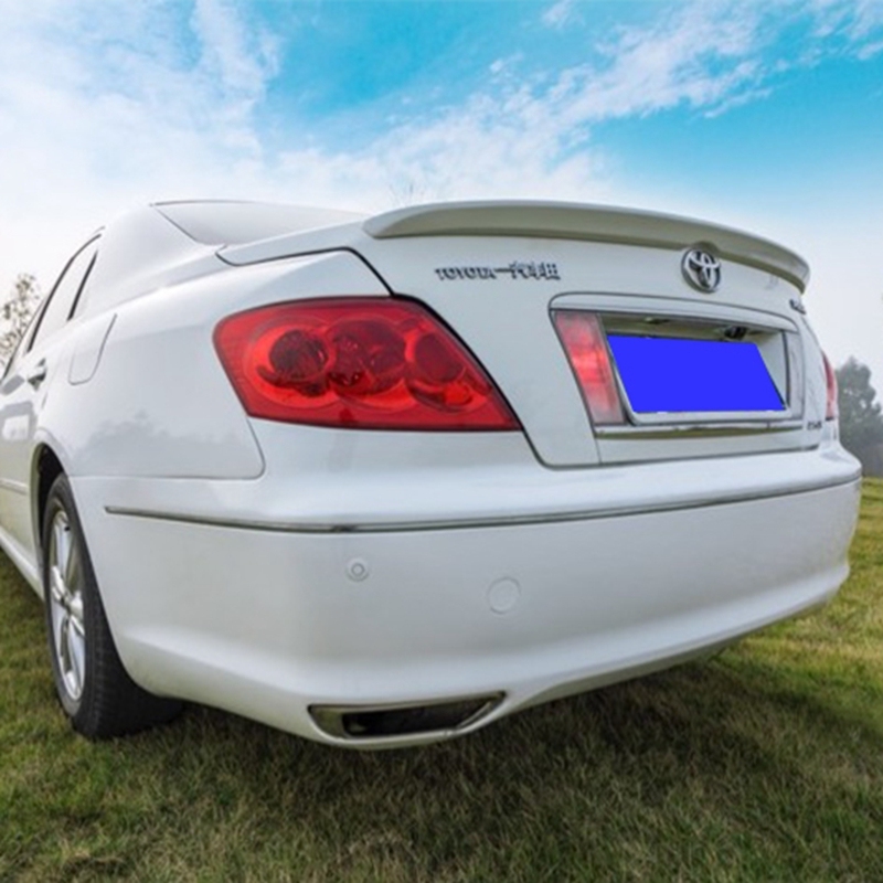 

Для Toyota Mark X Reiz 2005 2006 2007 2008 2009, АБС-пластик, неокрашенный цвет, задняя крышка багажника, спойлер, Стайлинг автомобиля