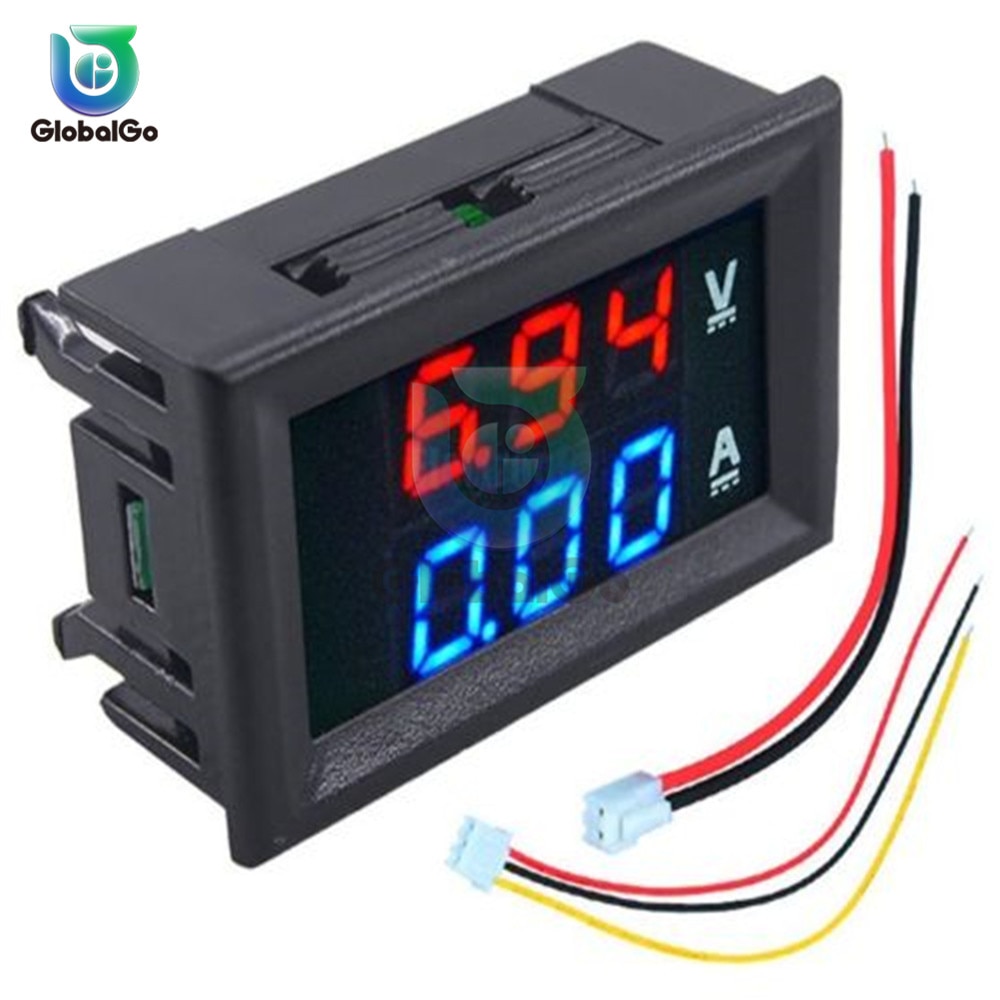 

Aideepen Мини цифровой вольтметр амперметр DC100V 10A
