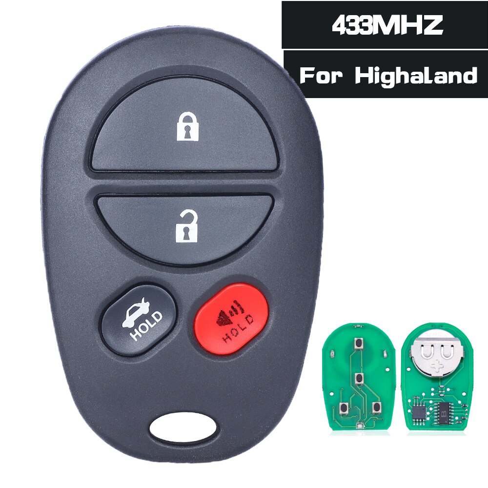 

Дистанционный ключ KEYECU 89742-06030 433 МГц для Toyota Aurion 2006-2014, ksled Highaland 2007-2014,Camry 2006-2011 (для Австралии)