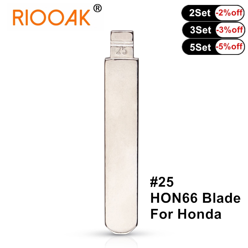 

Сменный Выкидной ключ #25 KD, 10 шт., лезвие ключа для Honda Civic Accord CR-V XR-V City HRV Venzel Jade, автомобильный пульт дистанционного управления, замена заготовки