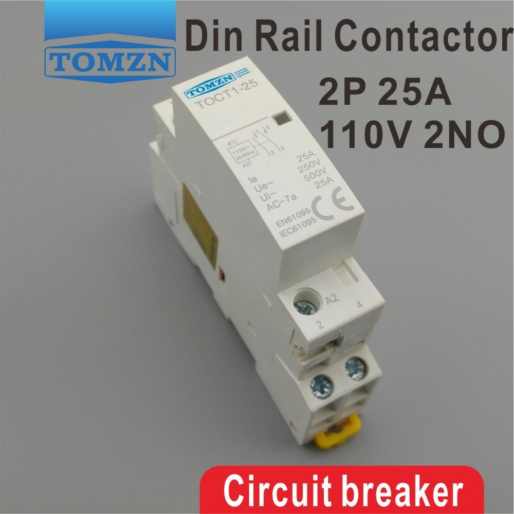 

Контактор TOMZN TOCT1-25 2P 25A AC 110V