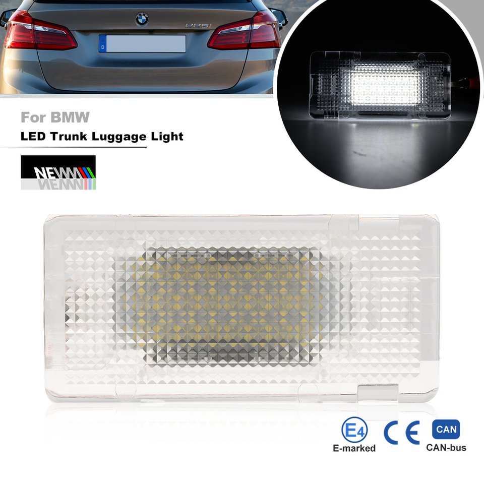 

Для BMW 2 серии F22 F23 F45 F46 2014-2021 1x белый OEM сменный светодиодный модуль внутреннего освещения багажника багажника