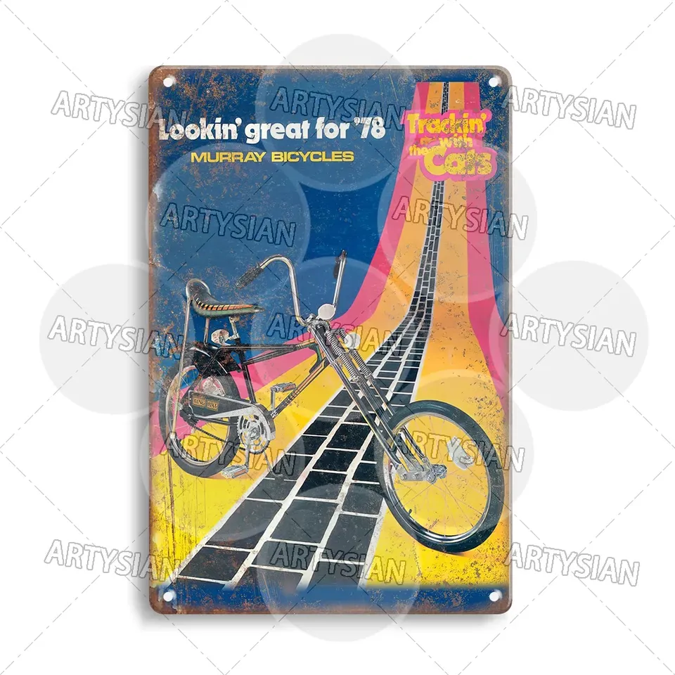 

Металлический знак велосипед BMX