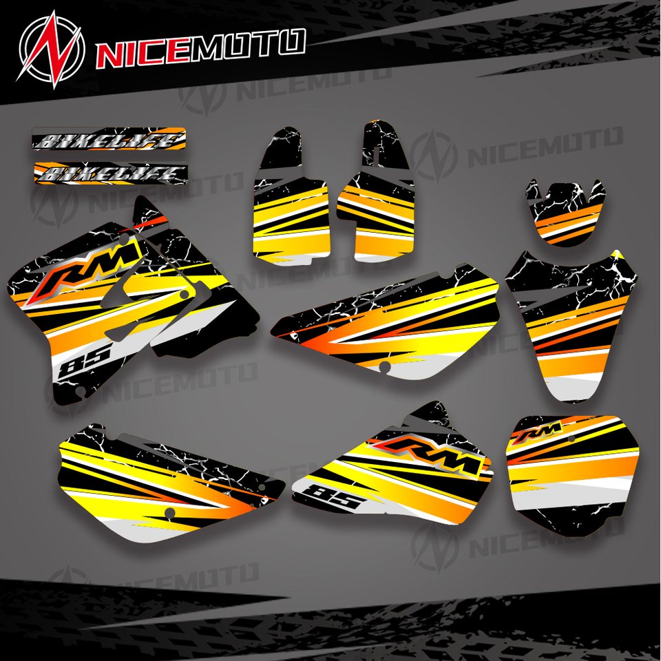 

Новые комплекты этикеток TEAM GRAPHICS и фона для наклеек, подходят для SUZUKI RM85 2002 03 04 05 06 07 08 09 10 11 12 2013 2014 2015