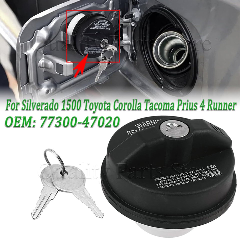 

Для Chevy Toyota Tacoma Ford Nissan Honda GMC Infiniti Mazda Buick 1 шт. крышка бензобака с замком крышки топливного бака с ключами 77300-47020