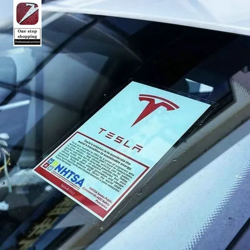 

Для американской Tesla Model 3/Y/X/S наклейки на лобовое стекло автомобиля, электростатические наклейки, персонализированные декоративные наклейки на автомобиль