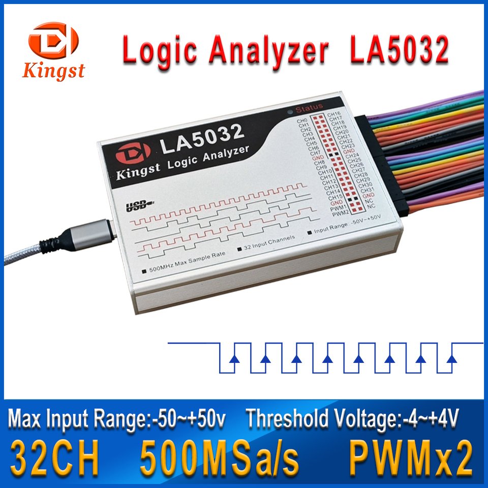 

Kingst LA5032 USB логический анализатор 32 каналов