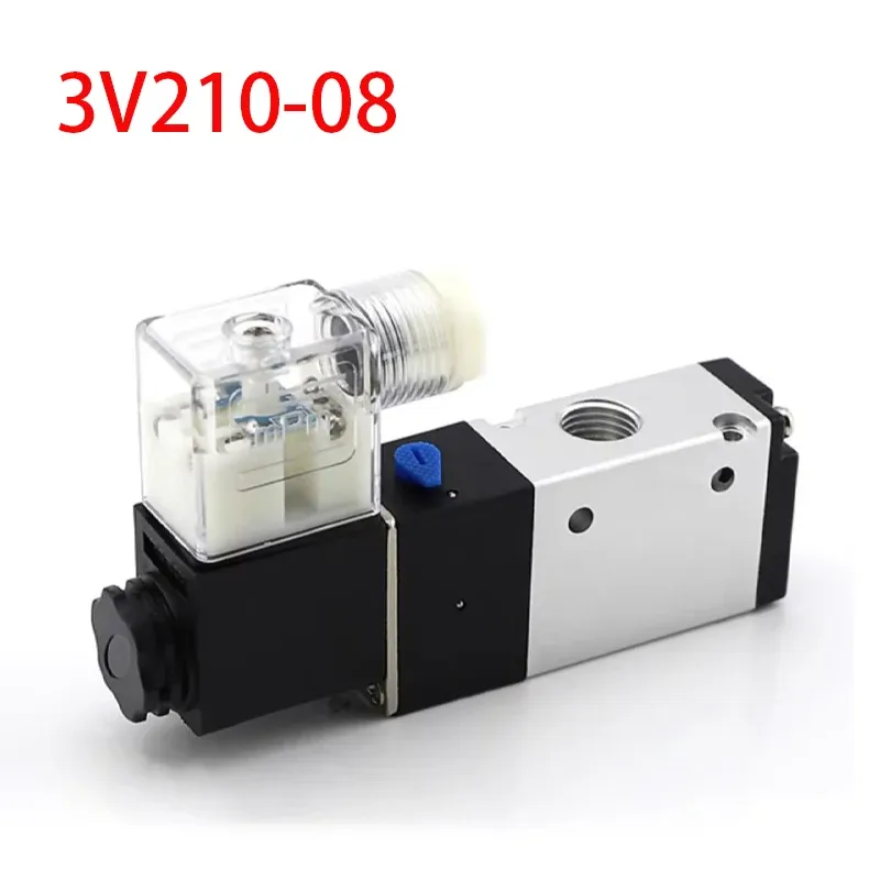 

Пневматический электромагнитный клапан 3V210-08 DC12V DC24V AC110V AC220V 3-ходовой 2-позиционный воздушный регулирующий клапан Газовый магнитный клапан