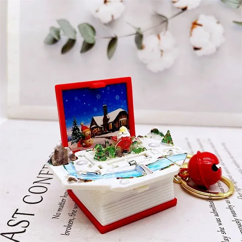 

3d замок динозавра складной брелок-книжка кулон мультфильм астронавт футбольное поле кулон тревога стресс детская игрушка