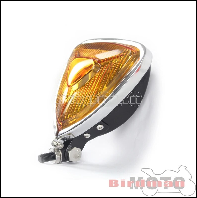 

Bobber Чоппер Старый Школьный фар для мотоцикла треугольный 12 В прожектор Ретро фара для Harley Honda Yamaha Suzuki Kawasaki BMW
