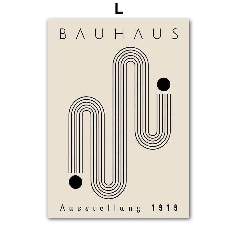 

Печать на холсте Bauhaus Abstract Line