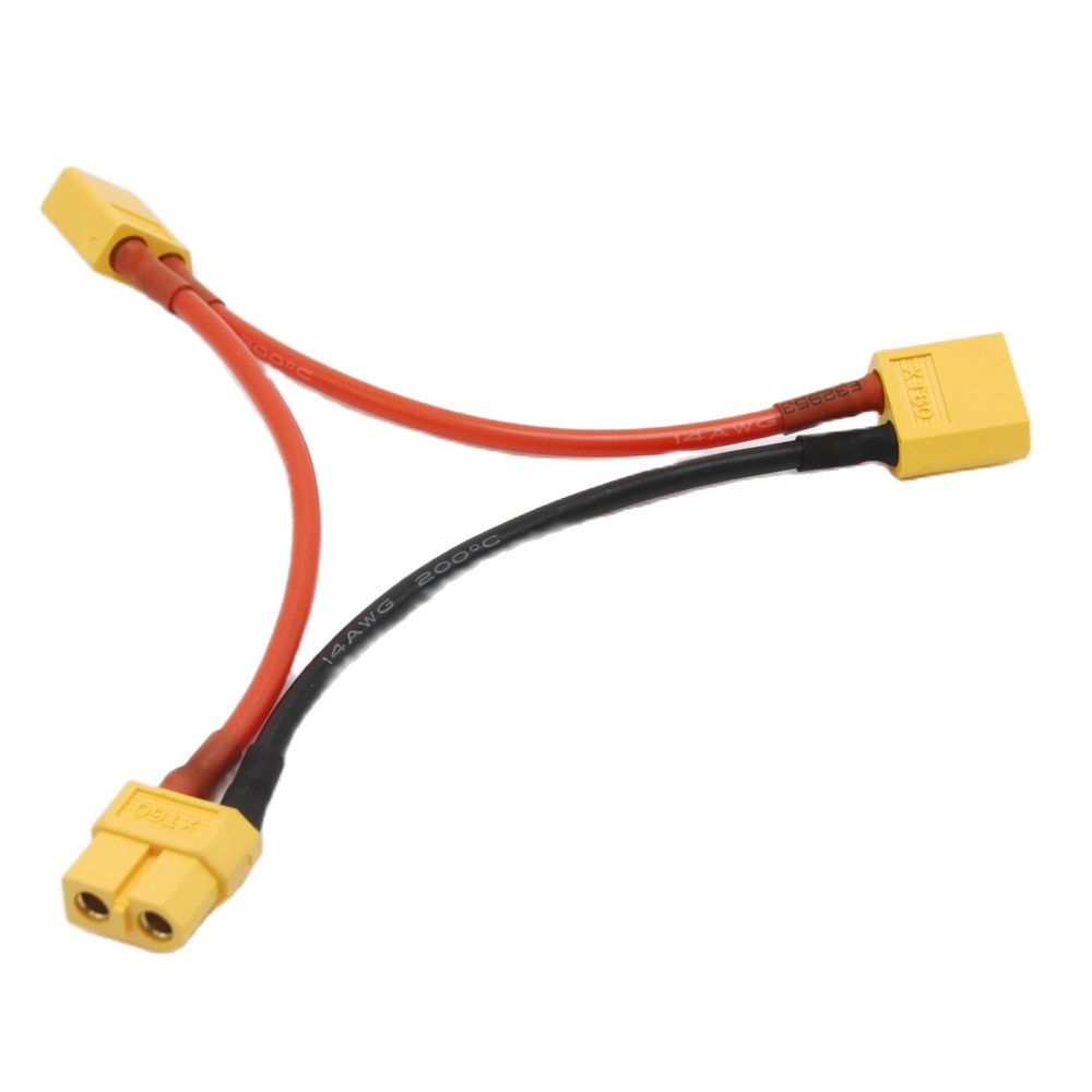 

Силиконовый кабель XT60 XT60 HENGCHANG 2f-gq 10см 14Awg