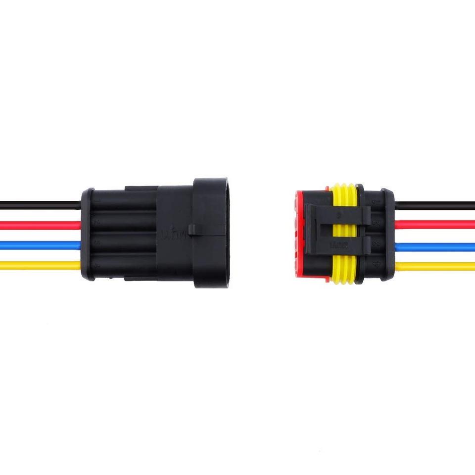 

AOKIN 2/3/4 Pin 16 AWG Водонепроницаемые Автомобильные Разъемы