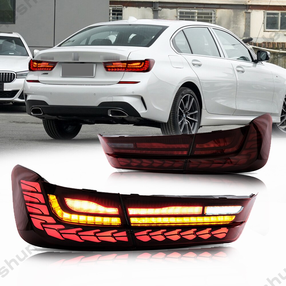

Задние фонари для BMW 3 серии G20 M3 G80 330 340i 320i 325i 2019-2022 OLED GTS, задние фонари, полная фотодинамика
