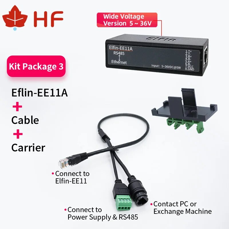 

Серверный модуль Elfin-EE11A Ethernet-RS485