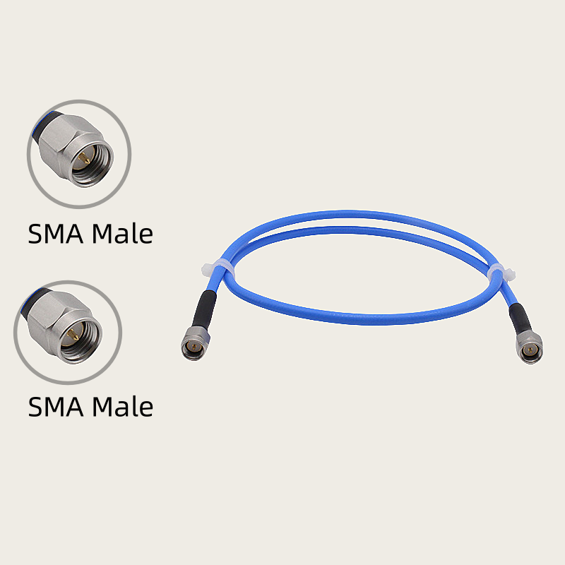 

Тестовая линия SMA «папа» на SMA «папа» SS402, высокочастотный стабильный фазовый кабель, 18 ГГц, разъем из нержавеющей стали с низкой стоячей волной