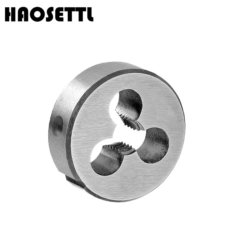 

HAOSETTL Метрическая M4X0.35, M4X0.5, M4X0.7, M4.5X0.5, M4.5X0.75 Круглая резьбовая матрица правая