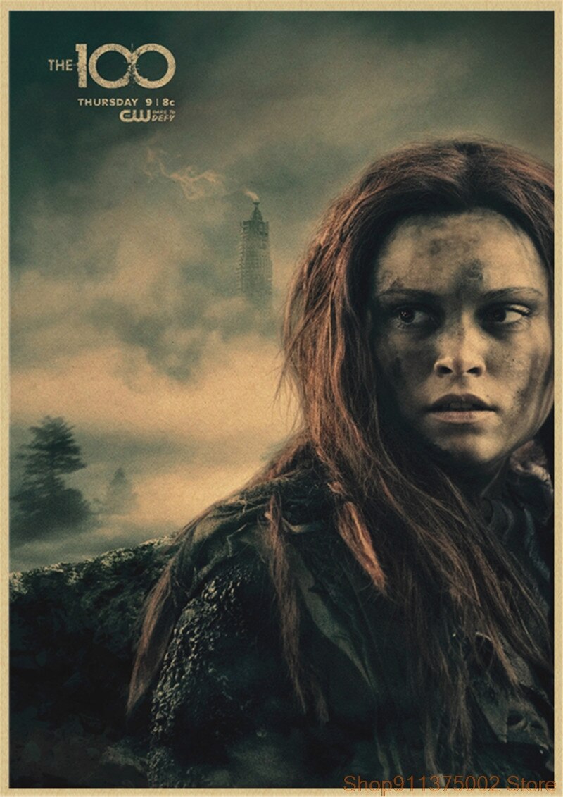 

Картина из крафт-бумаги "The 100"