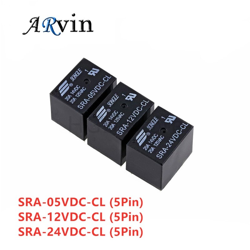 

Автомобильные реле SRA-05 12 24VDC-CL