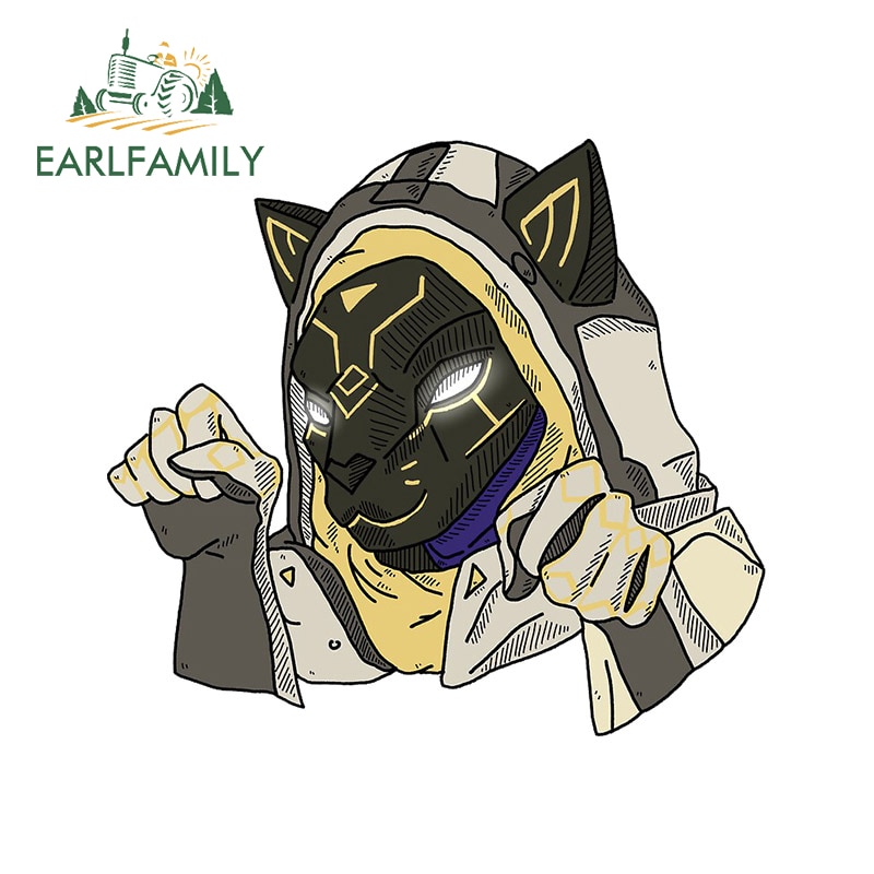 

EARLFAMILY 13 см x 11,8 см Overwatch Ana Amari видео водонепроницаемые солнцезащитные автомобильные наклейки багажник мотоцикл бампер Автомобильная защита двери