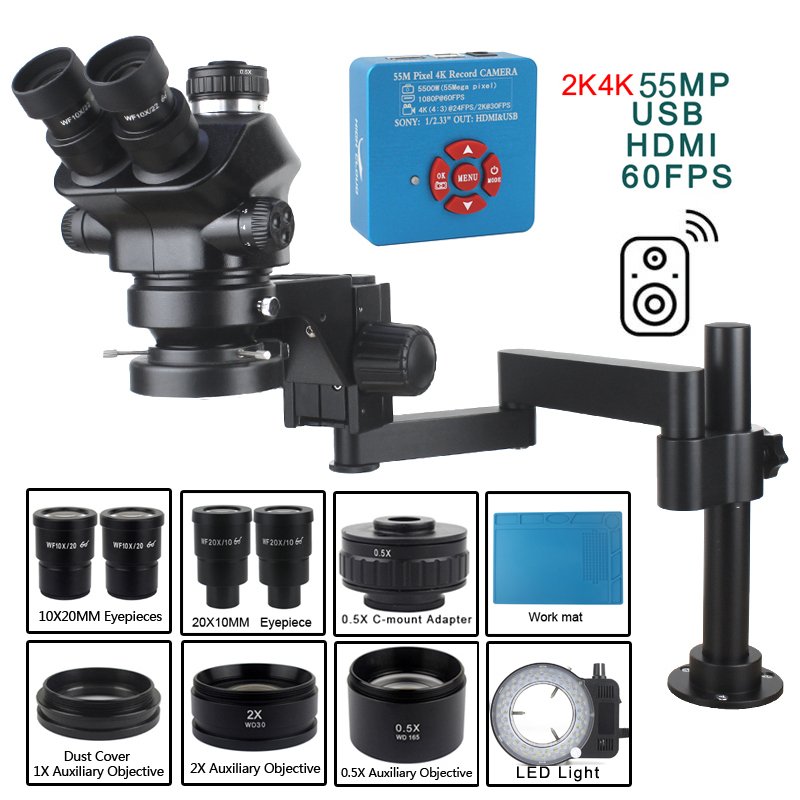 

HIGH CLOUD 3.5X-200X стереомикроскоп 55MP