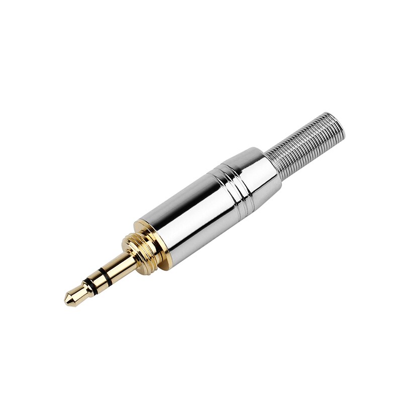 

3-полюсный разъем для наушников QYFANG, 3,5 мм, аудиоразъем для «сделай сам», hi-fi Разъем для наушников, стерео адаптер с задней вилкой для фиксации кабеля