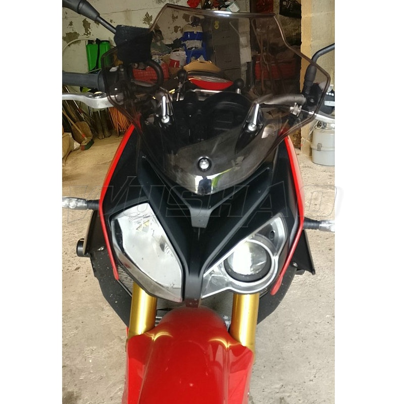 

Экран для ветрового стекла мотоцикла с двойными пузырьками для BMW S1000R S 1000R 2014 R, черный Иридий 17 18, 2016, 2017, 2018, 1000