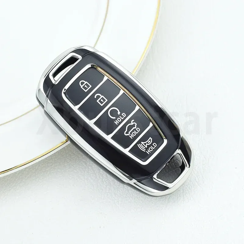 

5 кнопок для Hyundai i30 Ix35 KONA Encino Solaris Azera greatig Accent Santa Fe Palisade ТПУ автомобильный брелок