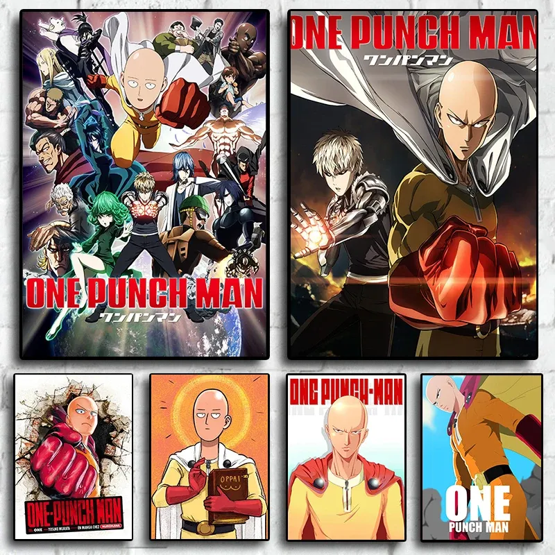 

Картина One Punch Man на холсте