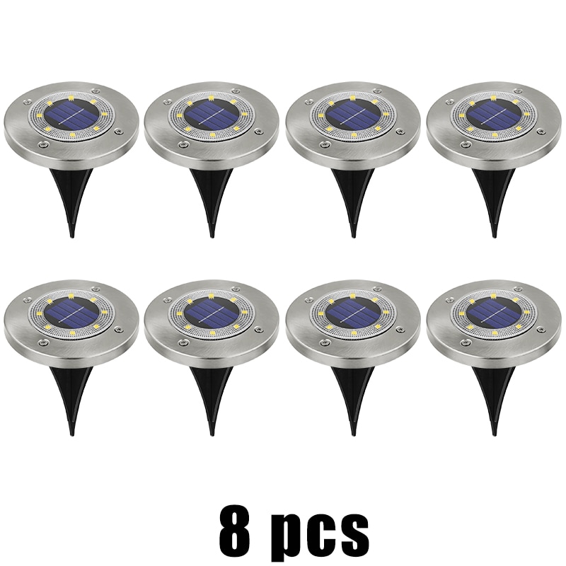 

Солнечный светильник AMARYLLIS 8 LED белый/теплый белый/RGB
