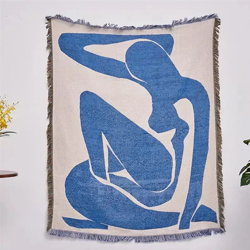 

Blue Nudes плед из полиэстера/хлопка